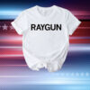 RAYGUN Block Text Logo Blue T-Shirt