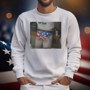 US Flag Underwear Meme T-Shirt