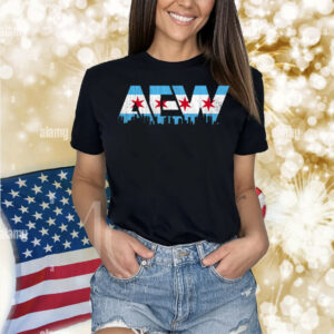 AEW - Chicago Flag Logo Shirt