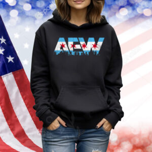 AEW - Chicago Flag Logo Shirt