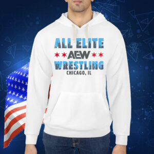 All Elite Wrestling Chicago Skyline Pullover Shirt