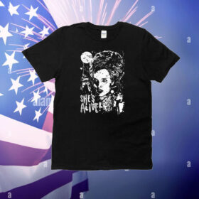 Bride of Frankenstein she’s alive T-Shirt