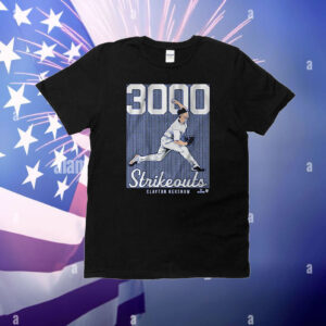 Clayton Kershaw 3,000 Strikeouts T-Shirt
