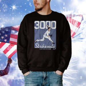 Clayton Kershaw 3,000 Strikeouts T-Shirt