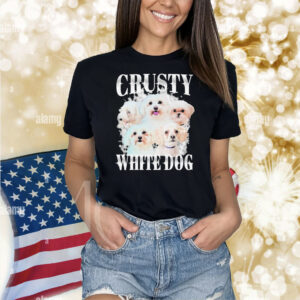 Crusty White Dog Shirt