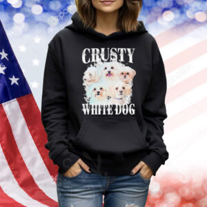 Crusty White Dog Shirt