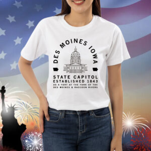 Des Moines Capitol Minimal Heavyweight Shirt