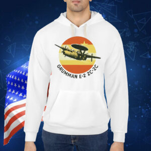 Grumman e-2 hawkeye military aircraft retro Shirt