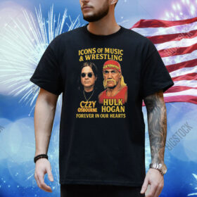 Icons Of Music And Wrestling Ozzy Osbourne And Hulk Hogan Shirt
