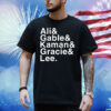 Jacob Bannon Ali & Gable & Kaman & Gracie & Lee Shirt