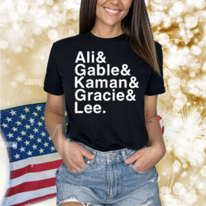 Jacob Bannon Ali & Gable & Kaman & Gracie & Lee Shirt