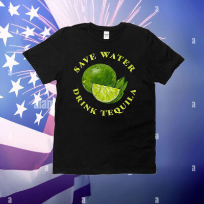 Lemon save water drink Tequila T-Shirt