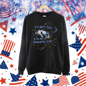 Limted Catwheezie I Can't Go I'm An Indoor Cat Shirt