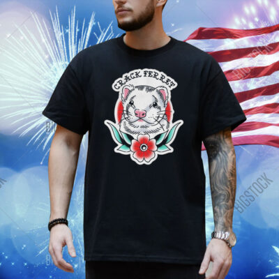 Man VS Morning Crack Ferret Shirt