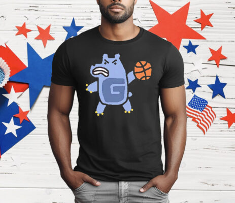 Memphis Grizzlies Grizzly Bear NBA Art T-Shirt