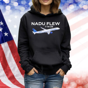 Nadu Flew 7 14 2025 UA 1584 United Plane Shirt