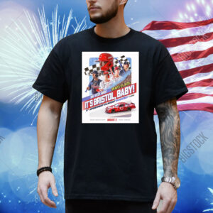 Official Cincinnati Reds One Week Away Braves Vs Reds It’s Bristol Baby MLB Speedway Classic ’25 August 2 Poster Shirt
