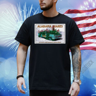 Official Poster Alabama Shakes July 25 2025 Ascend Amphitheater Nashville, TN Event Shirt