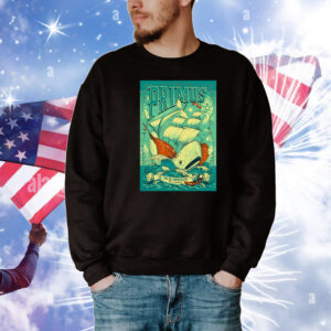 Official Poster Primus Onward And Upward July 23 2025 Red Hat Amphitheater In Raleigh NC T-Shirt