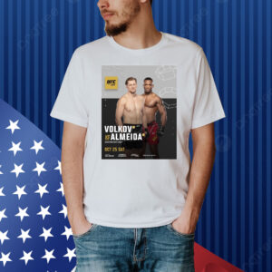 Official UFC 321 Volkov Vs Almeida Heavyweight Bout October 25 2025 Saturday Poster Shirt