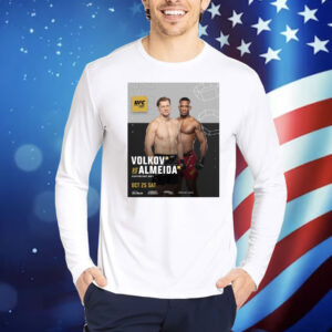 Official UFC 321 Volkov Vs Almeida Heavyweight Bout October 25 2025 Saturday Poster Shirt