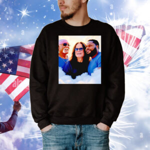 Ozzy Osbourne Hulk Hogan Malcolm Jamal Warner T-Shirt