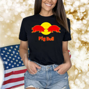 Pig Bull Red Bull parody Shirt
