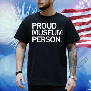 Proud Museum Person Charcoal Shirt