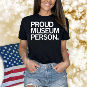 Proud Museum Person Charcoal Shirt