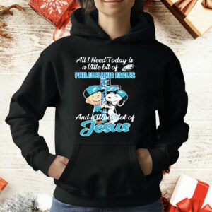 Snoopy And Charlie Brown All I Need Is Today Philadelphia Eagles T-Shirt
