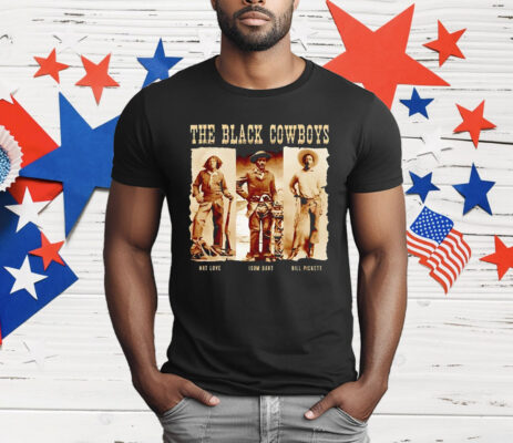 The Black Cowboys Western Rodeo Melanin Black History T-Shirt