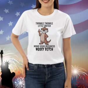 Twinkle Twinkle Little Snitch Mind Your Business Nosey Bitch Shirt