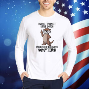 Twinkle Twinkle Little Snitch Mind Your Business Nosey Bitch Shirt