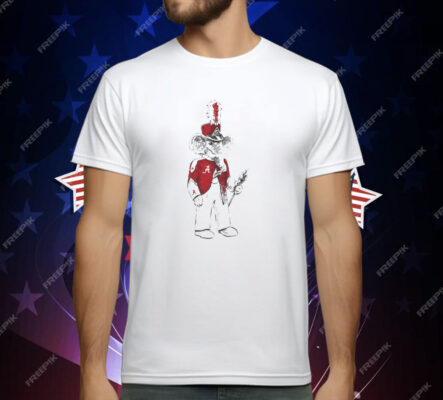 Alabama Crimson Tide Big Al Drum Major Mascot T-Shirt