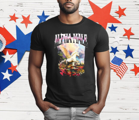 Alpha Male Unicorn Art T-Shirt