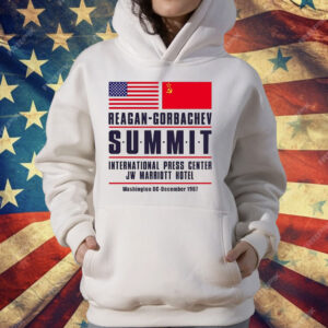American And Chinese Reagan Gorbachev Summit International Press Center JW Marriott Hotel T-Shirt
