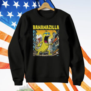 Bananazilla Banana Baseball T-Shirt