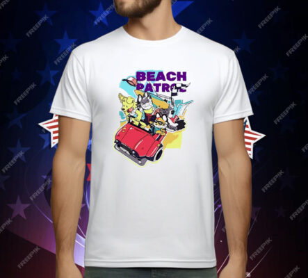 Beach Patrol Cartoon T-Shirt