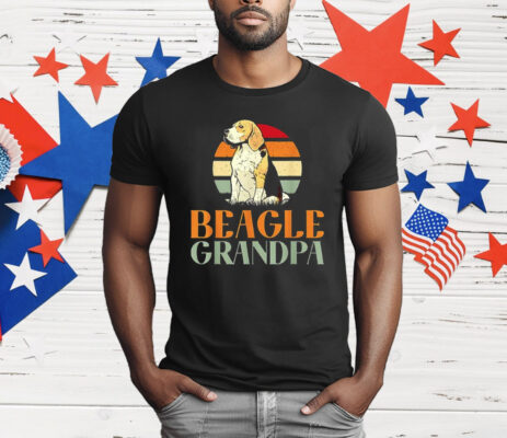 Beagle Grandpa Vintage T-Shirt