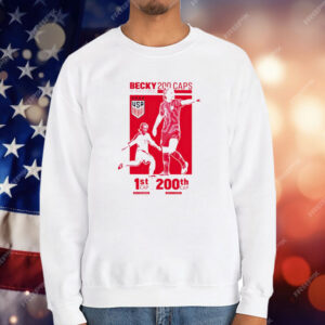 Becky Sauerbrunn 200th Cap Celebration T-Shirt