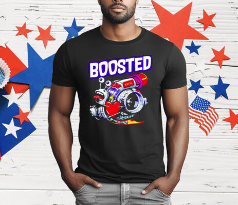 Boosted Turbocharger Snail Turbo Race Car T-Shirt