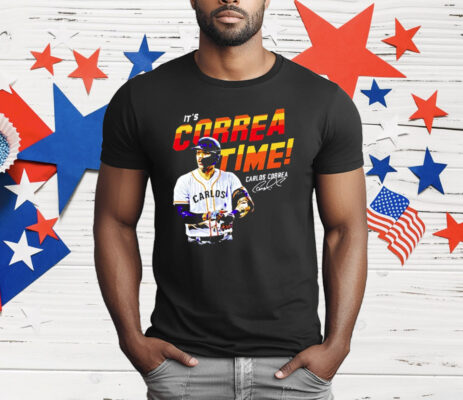 Carlos Correa Houston Astros It’s Correa Time In Houston T-Shirt