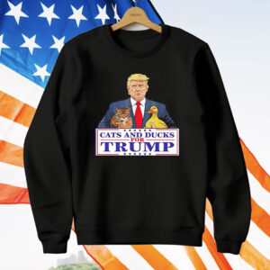 Cats And Ducks For Trump 2024 T-Shirt