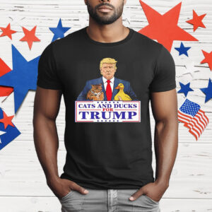 Cats And Ducks For Trump 2024 T-Shirt