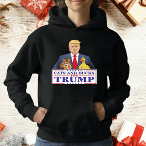 Cats And Ducks For Trump 2024 T-Shirt