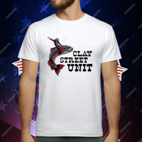 Clay Street Unit Driving Fish T-Shirt