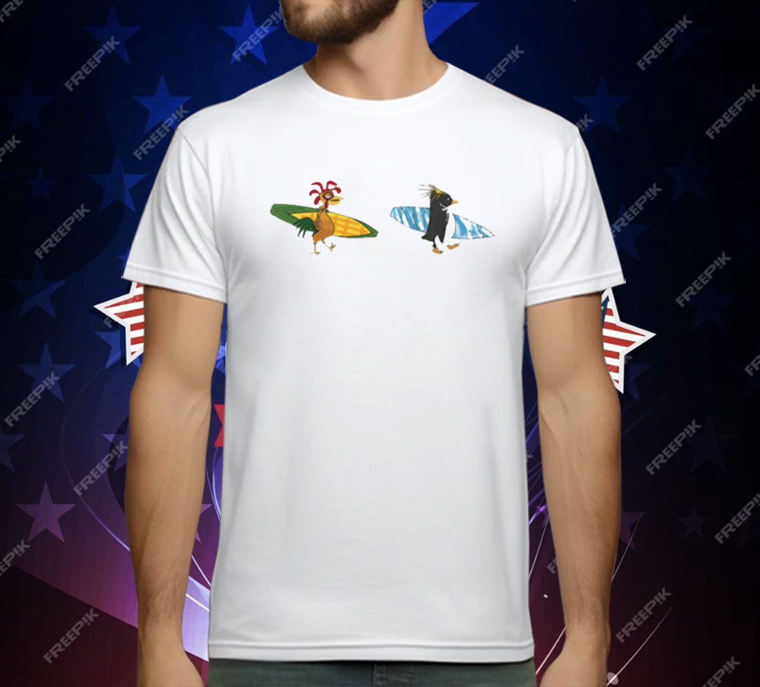 Cody Maverick & Chicken Joe Surf’s Up T-Shirt