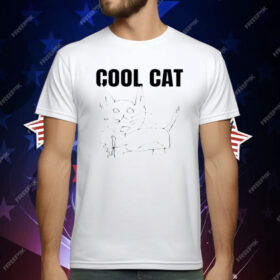 Cool Cat And Skateboard T-Shirt