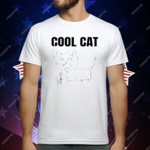 Cool Cat And Skateboard T-Shirt