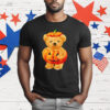 Cool Pumpkin And Teddy Bear For Halloween T-Shirt